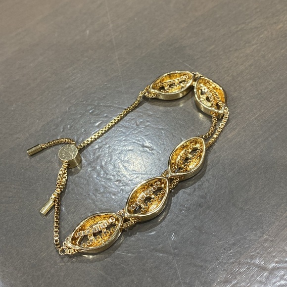 Baublebar NWOT Pave Evil Eye Slider Bracelet - Picture 3 of 3